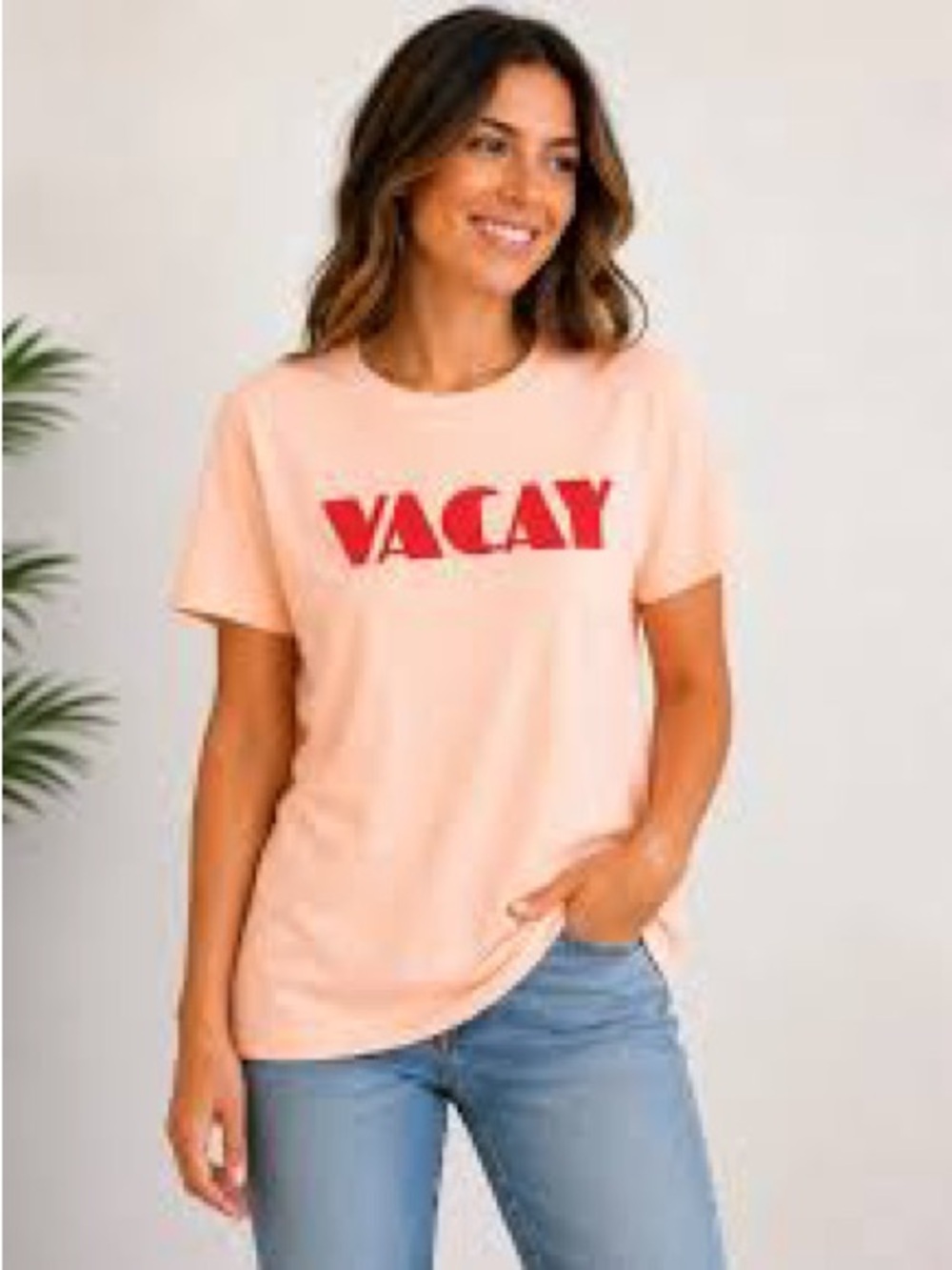 VACAY Coral Graphic Tee